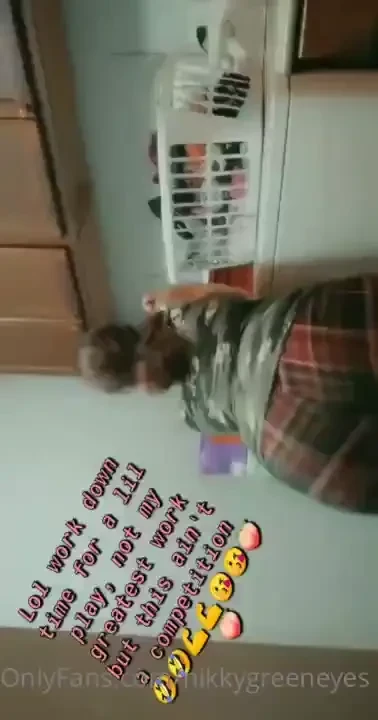 Too much fun on cleaning day 