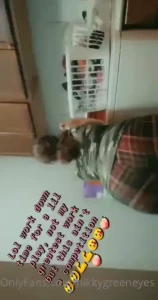 Too much fun on cleaning day