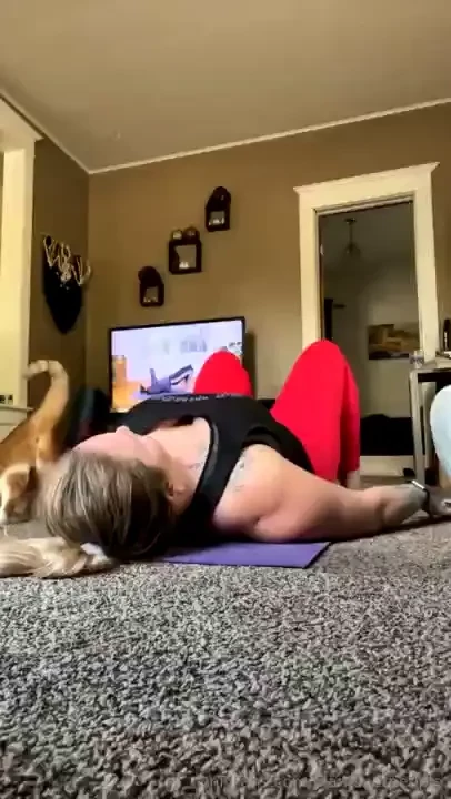 Yoga with bestie before football https onlyfans com luxi405 