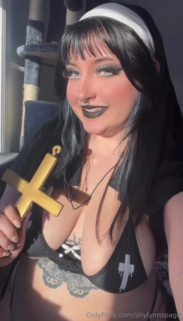 With or without the black lipstick 