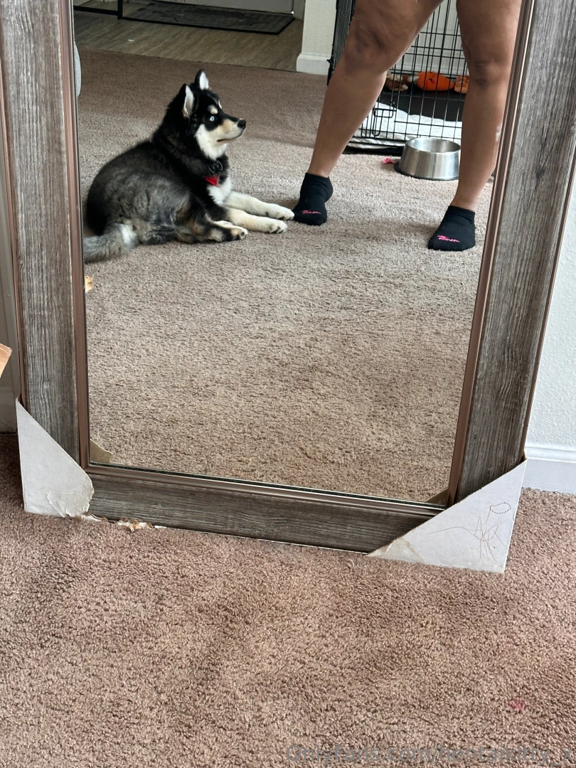 I was trying not to wake him up making the video 