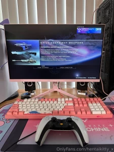 Here s my new pink monitor