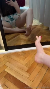 Sensual joi i slowly take off my white socks teasing you with my feet
