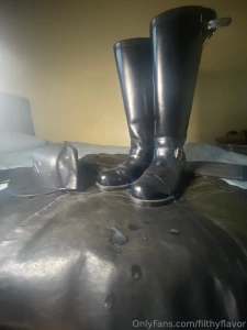 These are what your boots should look like after every walk now who part 3