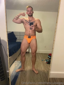 Happy hump day never had an orange jock before but i think it looks part 3