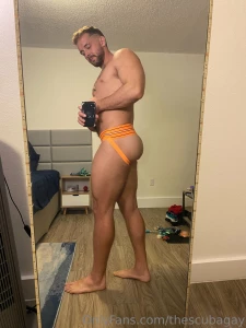 Happy hump day never had an orange jock before but i think it looks part 2