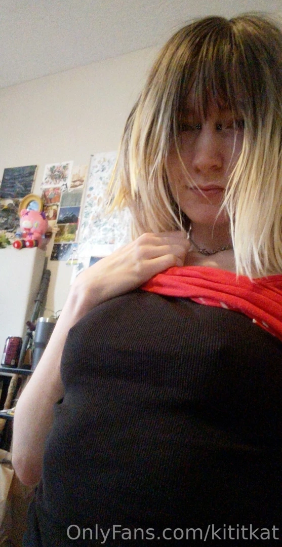 My rooms kinda cold so my tits poke out gt lt 