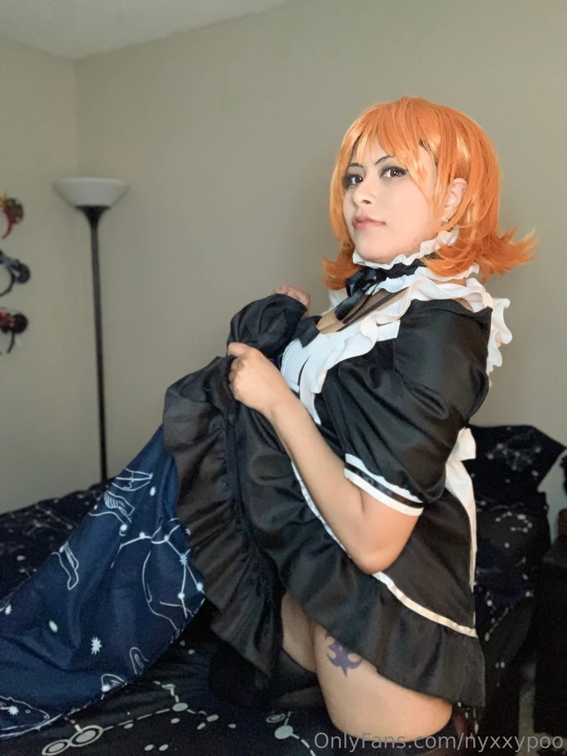 nyxxypoo - Maid nami reporting for service she wants to please you so bad but 