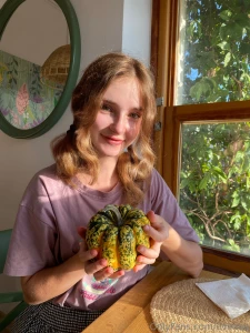 Have you ever seen a baby pumpkin like that