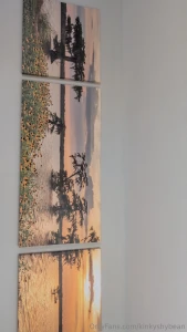 Hotel room art is pretty