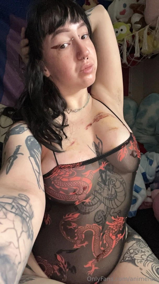 Slipping into something a little more revealing this sheer dress 