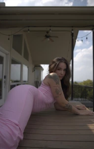 I love how this pink dress fits me do you like it too