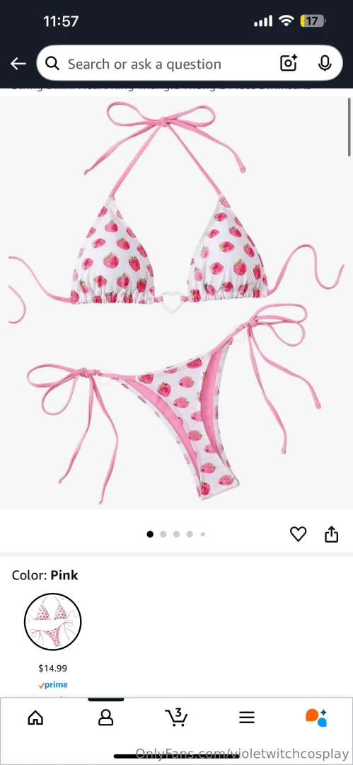 I really would like a new bikini of the other beach stuff for when i 