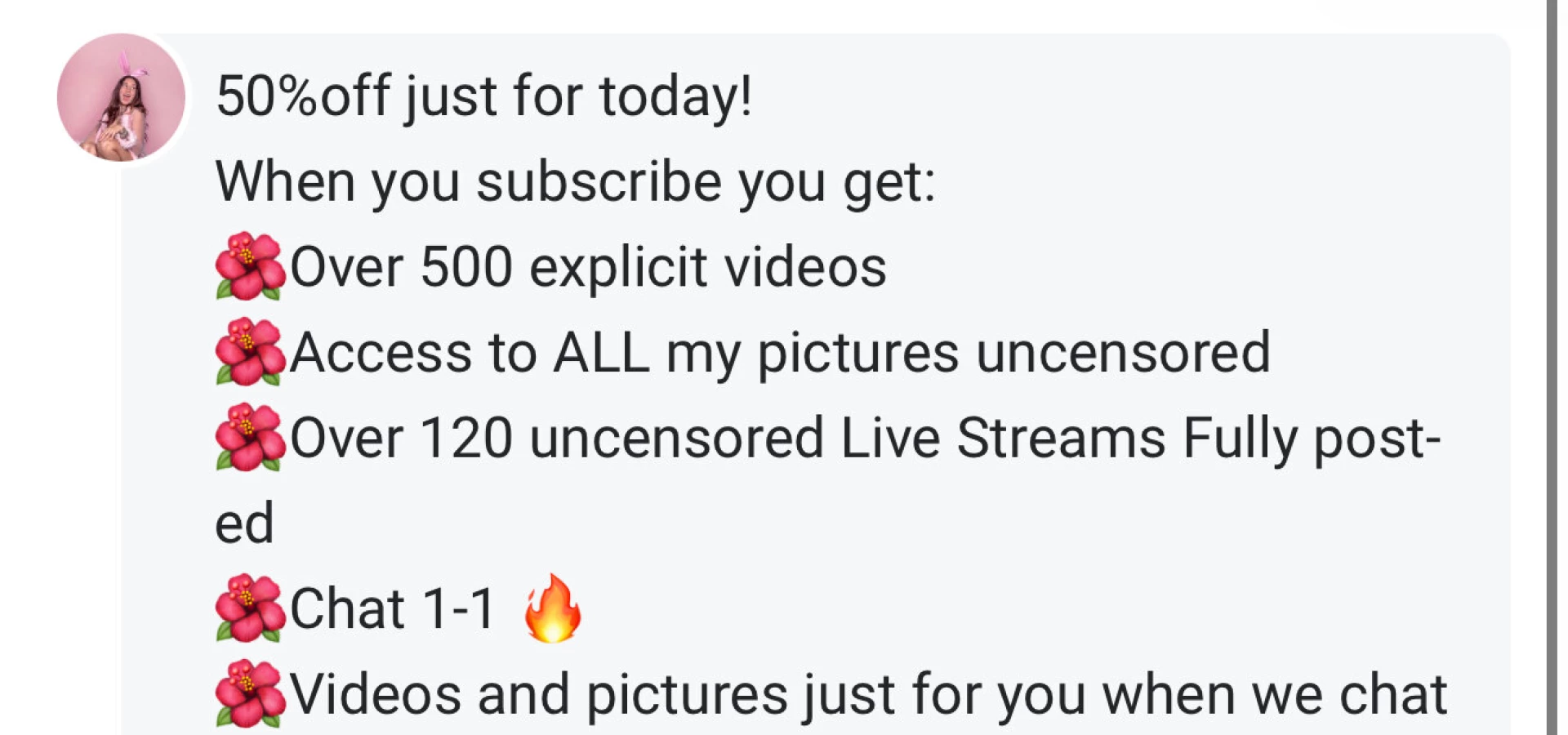 If you miss this it s your fault just for today my vip is going to be 