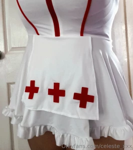 Finally got to try on my nurse fit this is a little sneak peek for