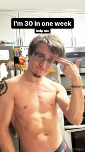 It s my 30th birthday next week it s over