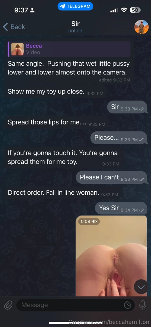 And then sometimes he demands even more 