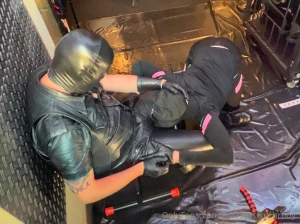 Some screenshots from my hot session with maskmaster_bl part 9