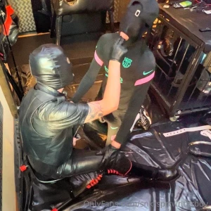 Some screenshots from my hot session with maskmaster_bl part 14