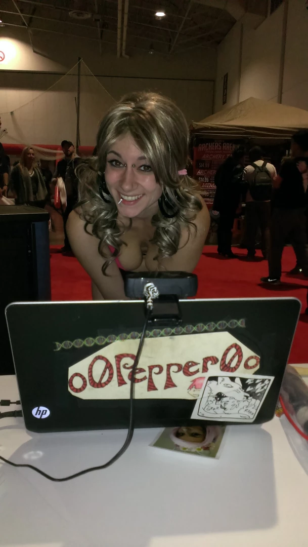 Flashback pic from my first convention with chaturbate sweet sweet pep 