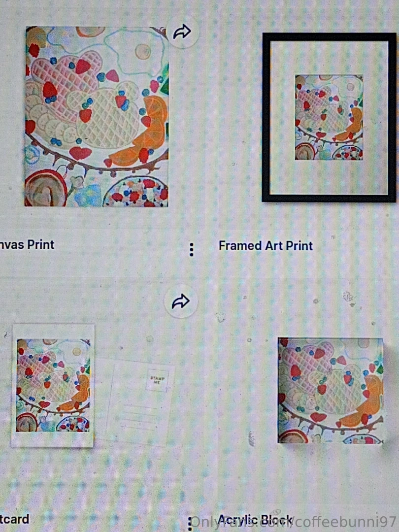 This art is super old but this waffle painting took forever and im 