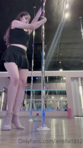 Here s a cute video of me practicing pole i m still very beginner so