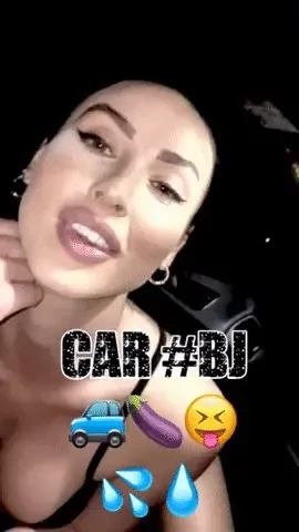 If you d love to see me go down on you in the car this is actually 