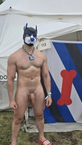 Just made it to whole festival and already in my party outfit