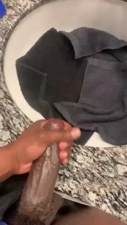 Here s a quick vid of me shooting a load all over my sink sometimes i 