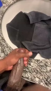 Here s a quick vid of me shooting a load all over my sink sometimes i