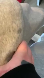 Here s a clip of when jade lu was playing with my hard on before we