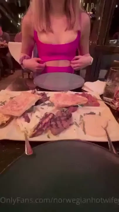 P restauranten fikk vi servert deilig mat men enda bedre var at jeg 