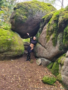 Im wald beim pilze sammeln im keuschheitsg rtel in the forest while part 10