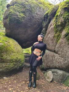 Im wald beim pilze sammeln im keuschheitsg rtel in the forest while part 11