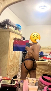 The last day of pride photo shoot 6 30 24 got the bi flag at my first part 5