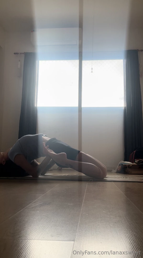 Who s ready for my naked yoga content 