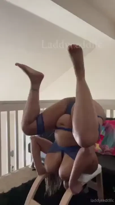 Working on my strength and stretches 