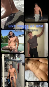 Live tonight at 6pm pst strip tease show nbsp