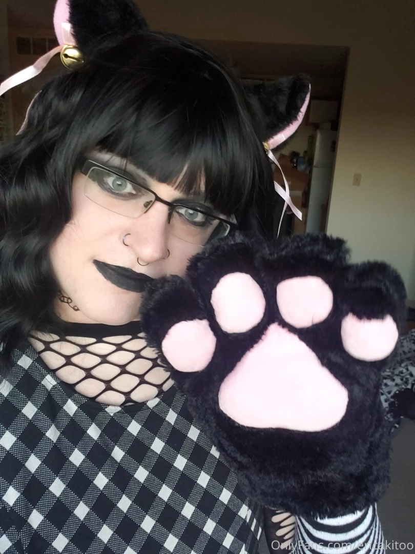 Neko goth gf make up fun also new wig part 4 
