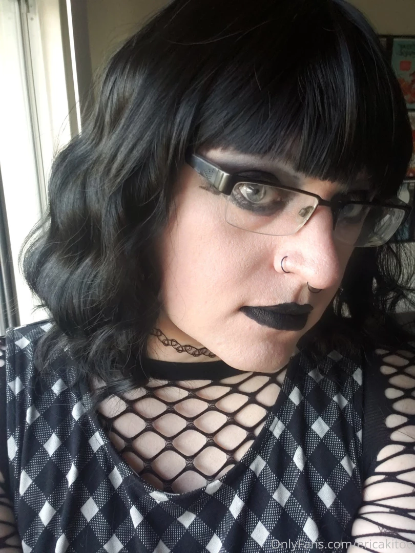 Neko goth gf make up fun also new wig 