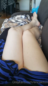 Yesterday was a nap day on couch this was my view all day is it weird part 2