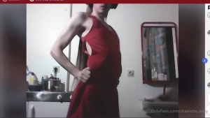 Do you like my dress a few nights ago on cam tu aimes ma robe daddy