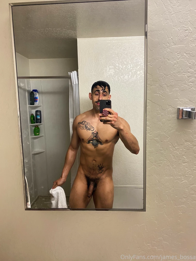 Fresh out the shower might have to trim down there soon 