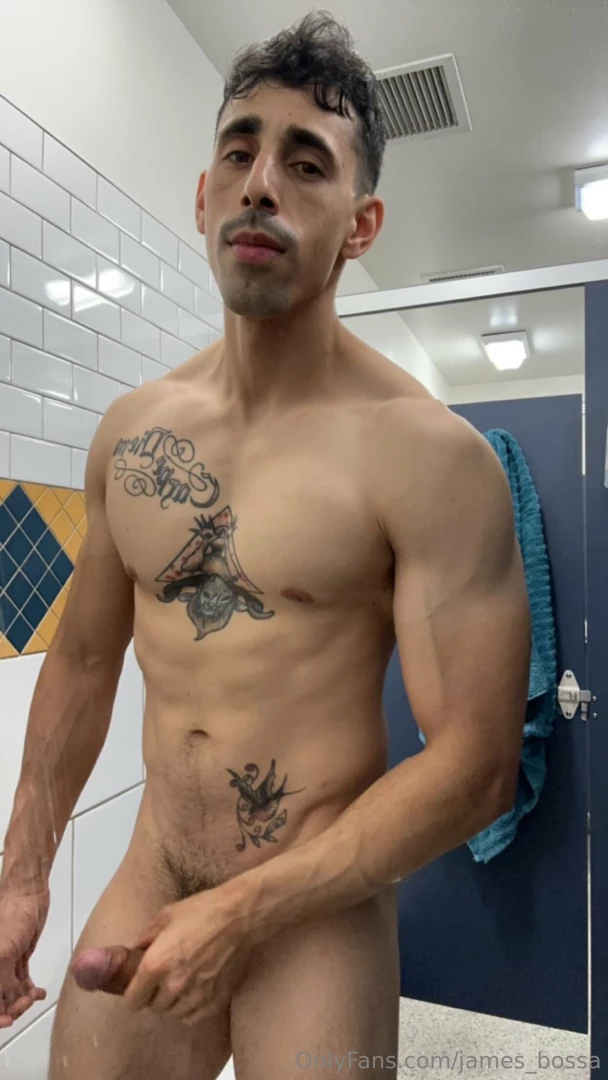 A little post gym shower and flexing part 5 