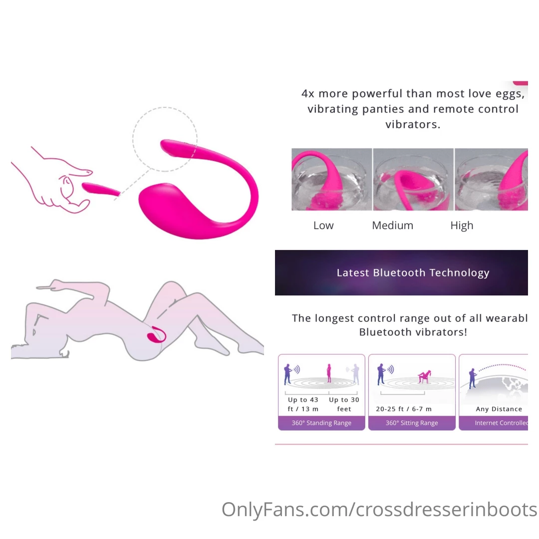 Lucy will be wearing the lush 3 vibrating love egg tonight send us a 