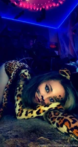 Found leopard bubbles in her natural habitat she must be in heat part 1