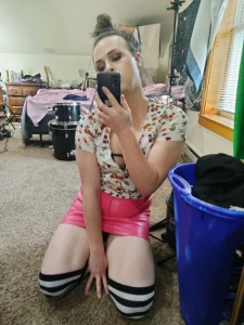 My look for tonight i guess i don t need my cock for what she has in