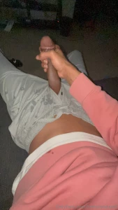 Big early morning cumshot