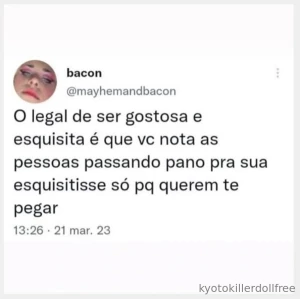 T ligada que voc s amam as minhas esquisitices haha