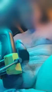 Watch me edge out this little drop of cum and taste it nnn is driving